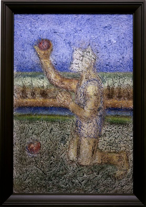Cat person by Richard Artschwager contemporary artwork Painting