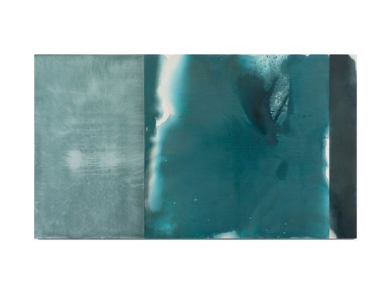 River running full by Sam Lock contemporary artwork Painting