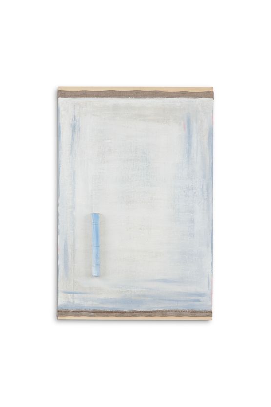 Absolute Blue with Marble 1 by Perla Krauze contemporary artwork Painting