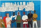 The March on Washington 1963 Revisited by Dindga Mccannon contemporary artwork Painting