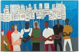 The March on Washington 1963 Revisited by Dindga Mccannon contemporary artwork painting