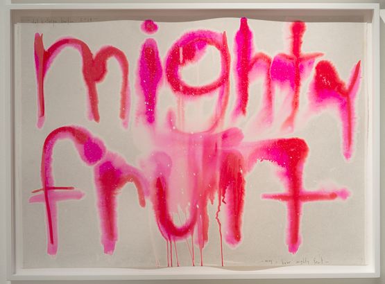 may i bear mighty fruit by Del Kathryn Barton contemporary artwork Works on Paper