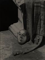 Mask on cloth by Lionel Wendt contemporary artwork photography