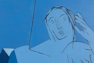 Contemporary art exhibition Tyeb Mehta Bearing Weight with the lightness of being at Kiran Nadar Museum of Art New Delhi India