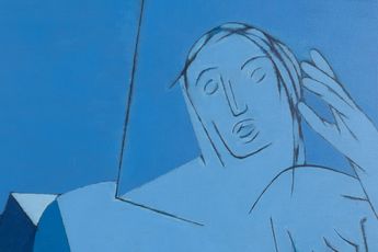 Contemporary art exhibition Tyeb Mehta Bearing Weight with the lightness of being at Kiran Nadar Museum of Art New Delhi India