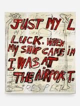 Untitled Just My Luck by Richard Prince contemporary artwork painting works on paper photography print drawing