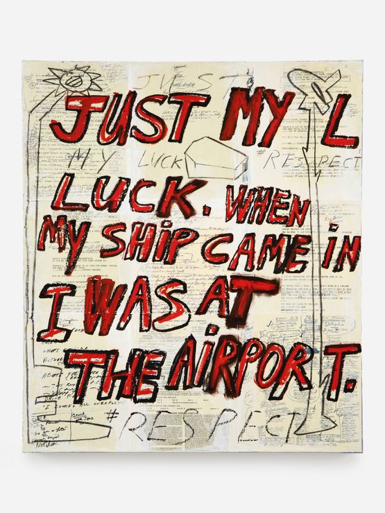 Untitled Just My Luck by Richard Prince contemporary artwork Painting