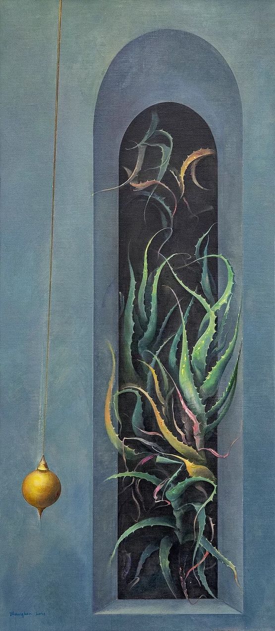Emergence by Zhang Ben contemporary artwork Painting