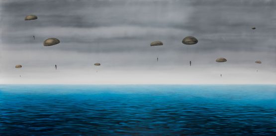 Gravity that is mistake I by Shiori Eda contemporary artwork Painting