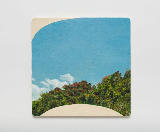 Island in the sky 2 by Muhanned Cader contemporary artwork Painting