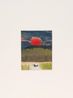 Untitled Red Sky Water Bird by Frank Walter contemporary artwork Painting
