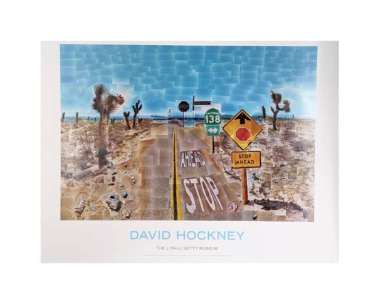 Pearblossom Highway by David Hockney contemporary artwork Works on Paper