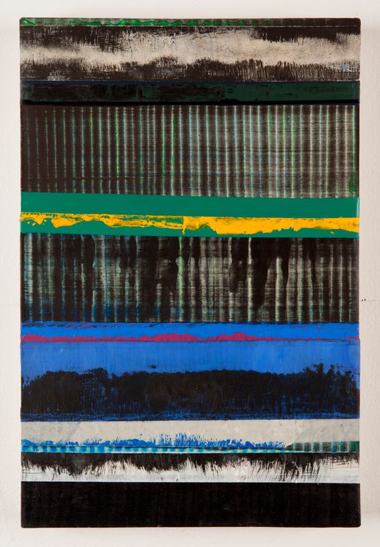 Los azules perdidos by Juan Usle contemporary artwork Painting