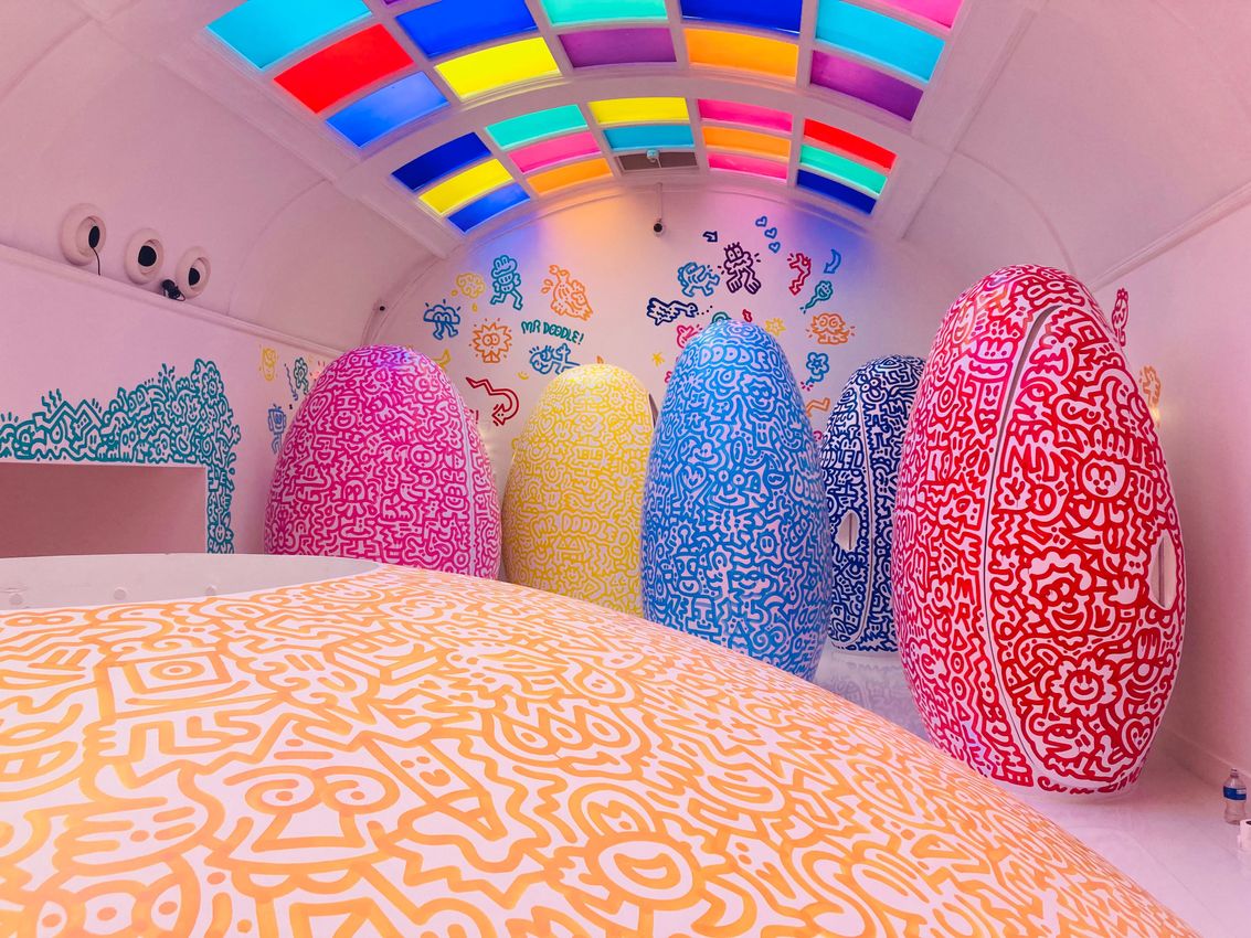 Mr Doodle, 'sketch and doodle' at Pearl Lam, Hong Kong on 6 Jun–1