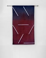 Primeros amaneceres en la tierra Curtain 2 by Felipe Mujica contemporary artwork painting textile