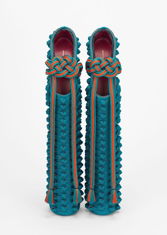 Noritaka Tatehana x Ryukobo Heel-less Shoes Lady Pointe by Noritaka Tatehana contemporary artwork Textile