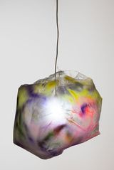 Lamp Sculpture 3 by Mikala Dwyer contemporary artwork painting sculpture textile