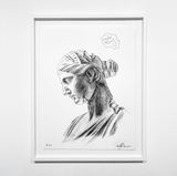 Study for Eroded Huntress by Daniel Arsham contemporary artwork drawing works on paper