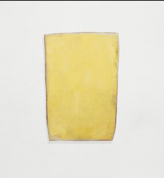Untitled yellow frame painting  4 by Lawrence Carroll contemporary artwork Painting