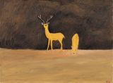 Rosy Clouds by Wu Yi contemporary artwork painting works on paper