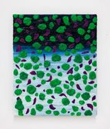 Purple Petals by Daniel Chen contemporary artwork painting