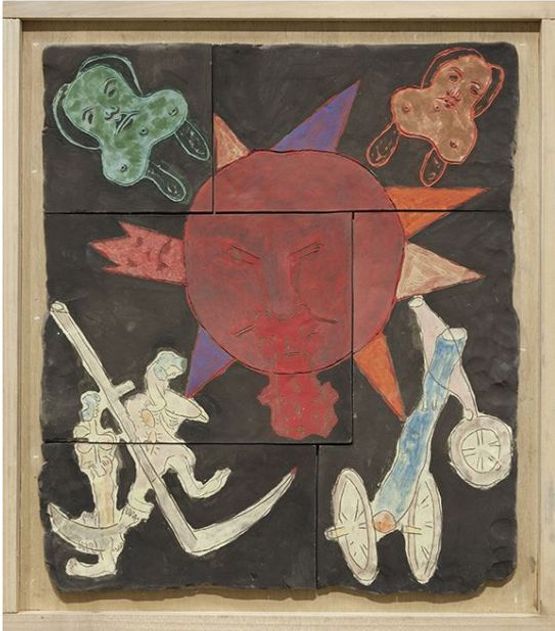 The Anal Birth of Man and Two Dead Daughters by Richard Hawkins contemporary artwork