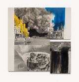 YesterdayToday by Lorna Simpson contemporary artwork painting