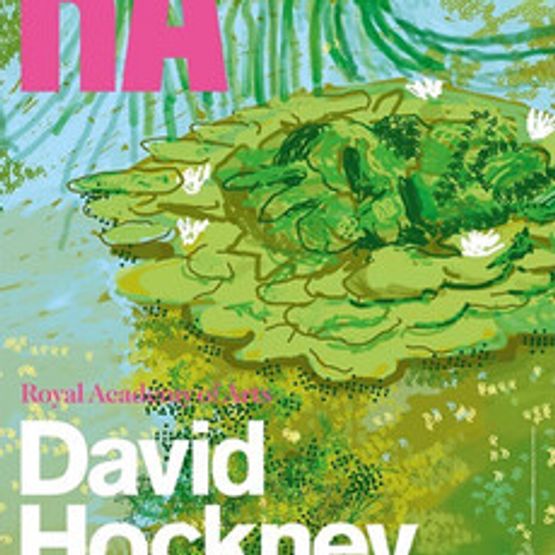 Royal Academy Exhibition Poster by David Hockney contemporary artwork Works on Paper