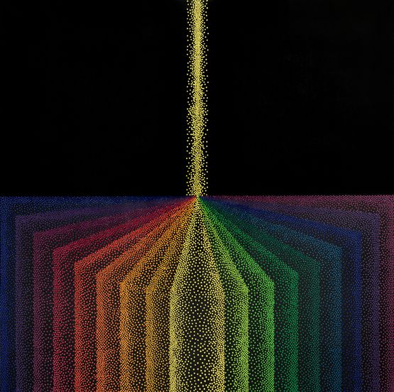 Alchimie 368 by Julio Le Parc contemporary artwork Painting