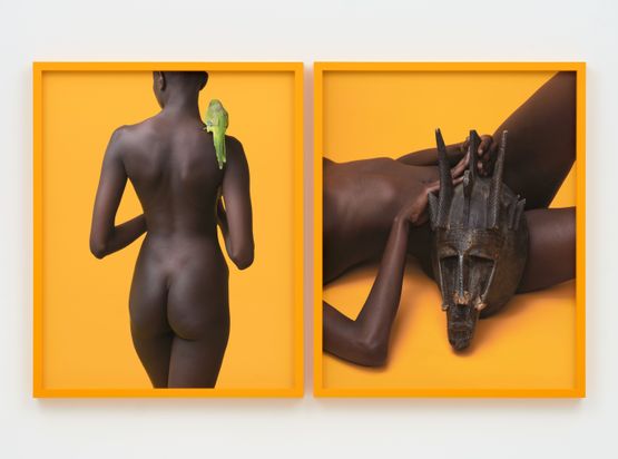 Body  Mask II by Awol Erizku contemporary artwork Print