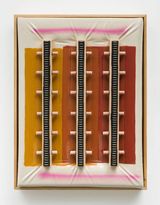 Instrument in Red and Pink by Douglas Rieger contemporary artwork painting sculpture