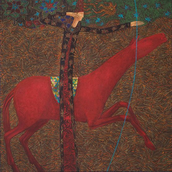 Archer by Timur DVatz contemporary artwork Painting