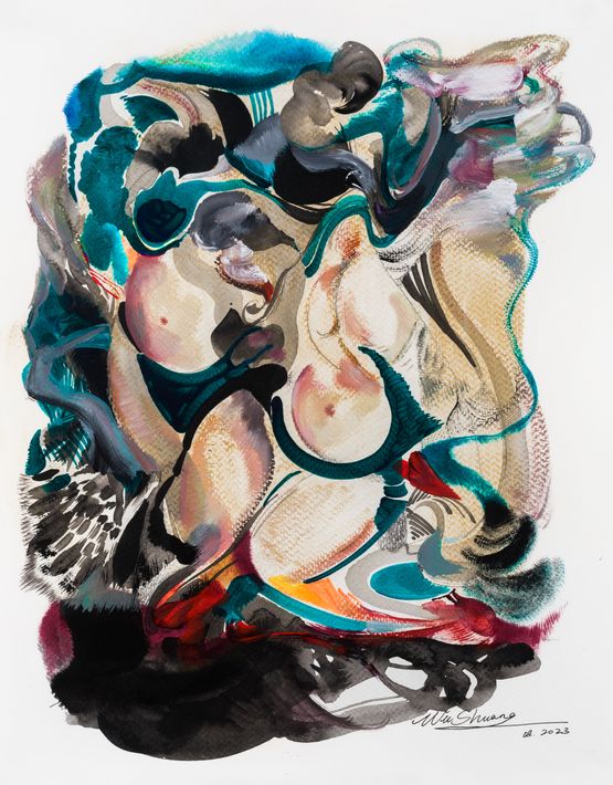 Dream into Chaos by Wu Shuang contemporary artwork Painting