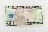 Andrew Jackson banknote by Keren Cytter contemporary artwork works on paper