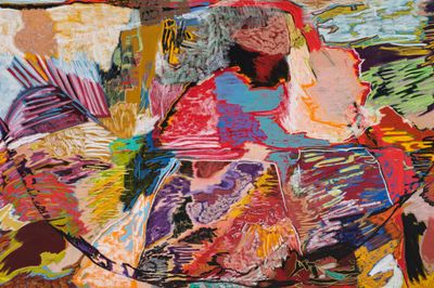Rachel Joness Sprawling Canvases Make Their Mark on London