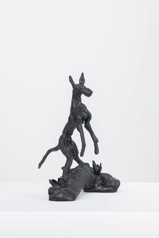 Podenco Hound by Barry Flanagan contemporary artwork Sculpture