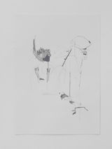 ohne Titel  no title by Peter Piller contemporary artwork works on paper drawing