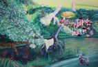 Opposite Bank by Eguchi Ayane contemporary artwork Painting
