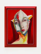 Self-portrait by Ling Jian contemporary artwork painting
