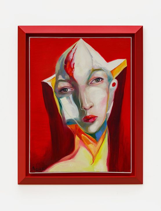 Self-portrait by Ling Jian contemporary artwork Painting
