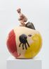 Shitting Man by Hadi Falapishi contemporary artwork Sculpture