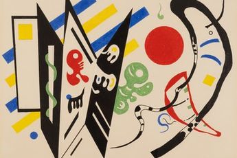 Contemporary art exhibition Wassily Kandinsky Abstract Explorations 100 Years On Paper at GAGOSIAN Gstaad Switzerland