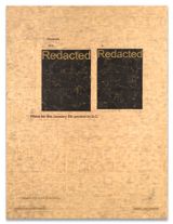 Fliers by Jenny Holzer contemporary artwork painting