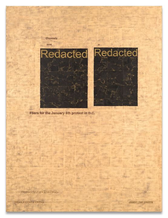 Fliers by Jenny Holzer contemporary artwork Painting
