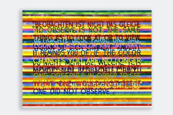 Mel Bochner contemporary artist