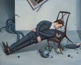The Black Hole by Zhou Song contemporary artwork painting