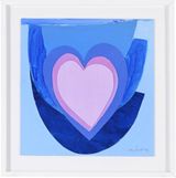 Valentine - Blues and Purples by Sir Terry Frost contemporary artwork mixed media works on paper