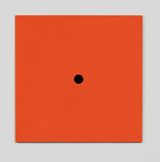 Untitled Orange Monochrome by John Nixon contemporary artwork works on paper sculpture