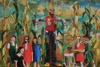 Contemporary art exhibition Justin John Greene Marnie Weber Marnie Weber and Justin John Greene at Simon Lee Gallery New York United States