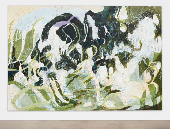 MorningGreen by Janaina Tschape contemporary artwork Painting